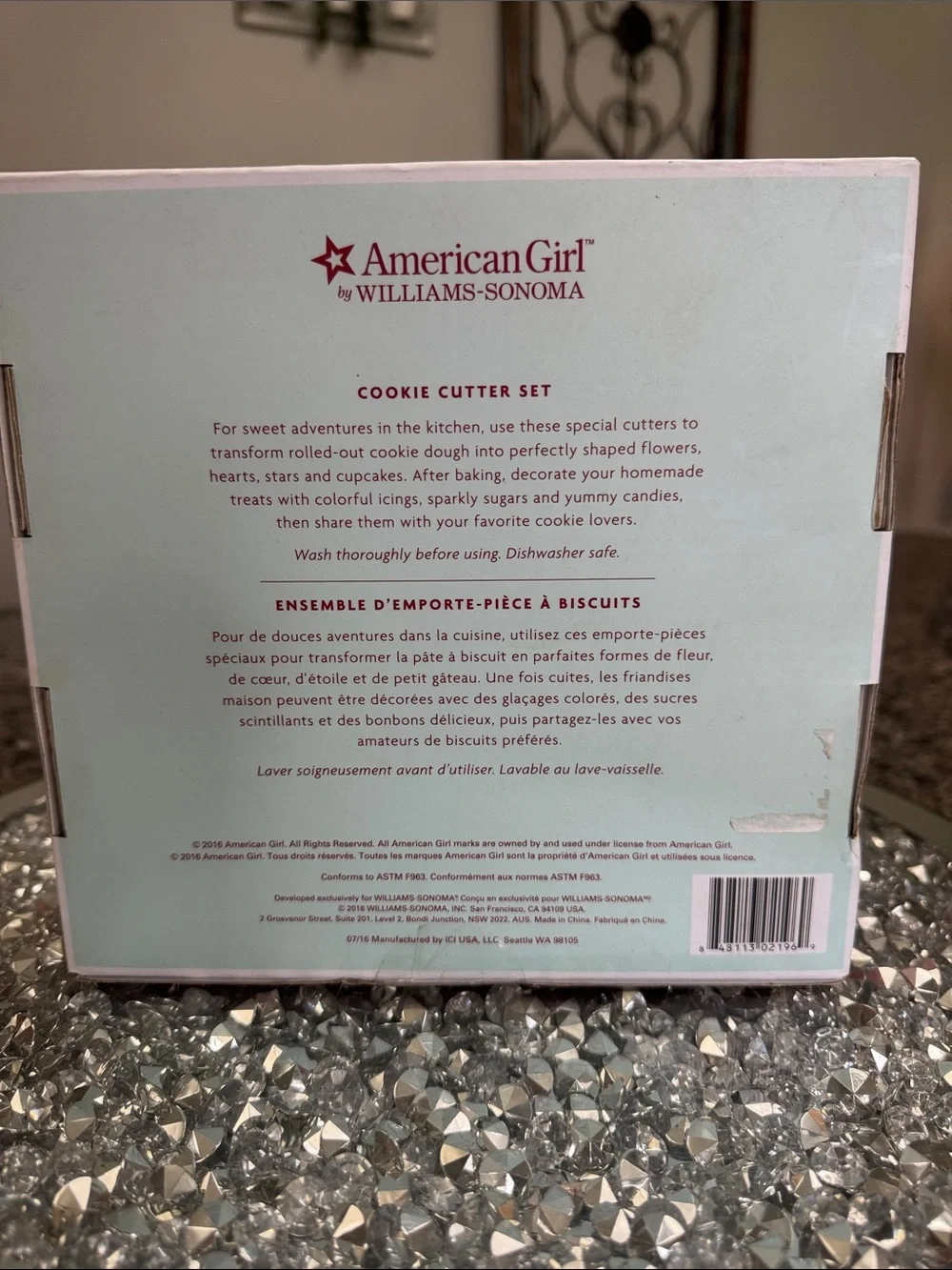 American Girl William Sonoma Cookie Cutter Set NEW